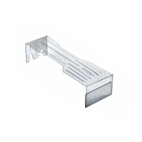 Plastic Overlay for 4" Hook For Paper Labels (Hooks not included), PK50